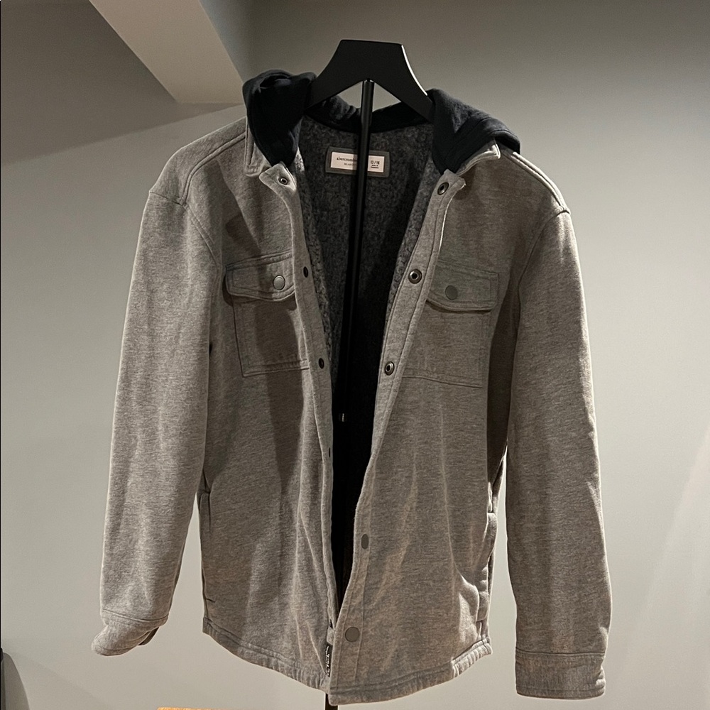 Abercrombie Kids Gray Hooded Jacket